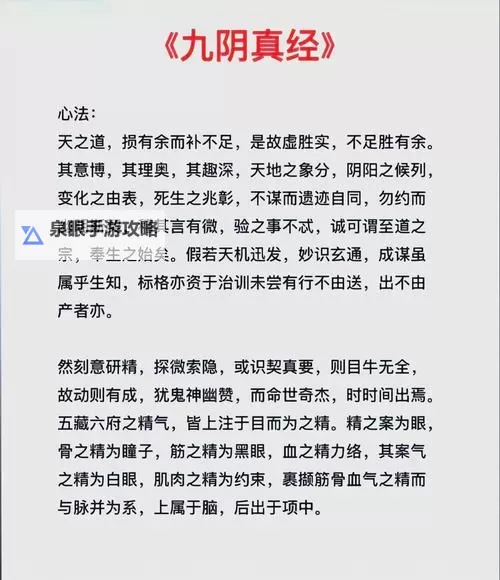 九阴真经天轮寺内功揭秘：武学巅峰的秘密宝典图1
