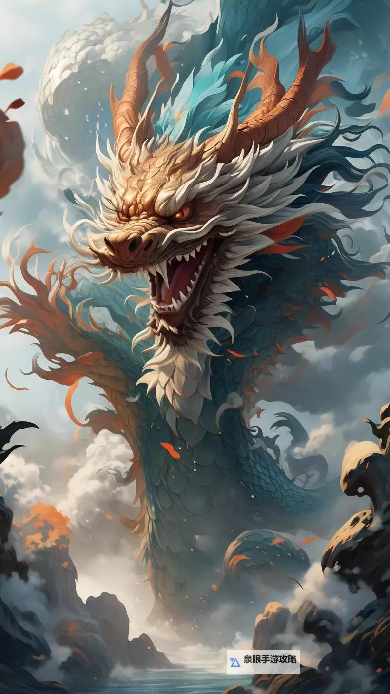 展开奇幻之旅：坐在黑的发紫的巨龙上吃饭的奇幻盛宴图1