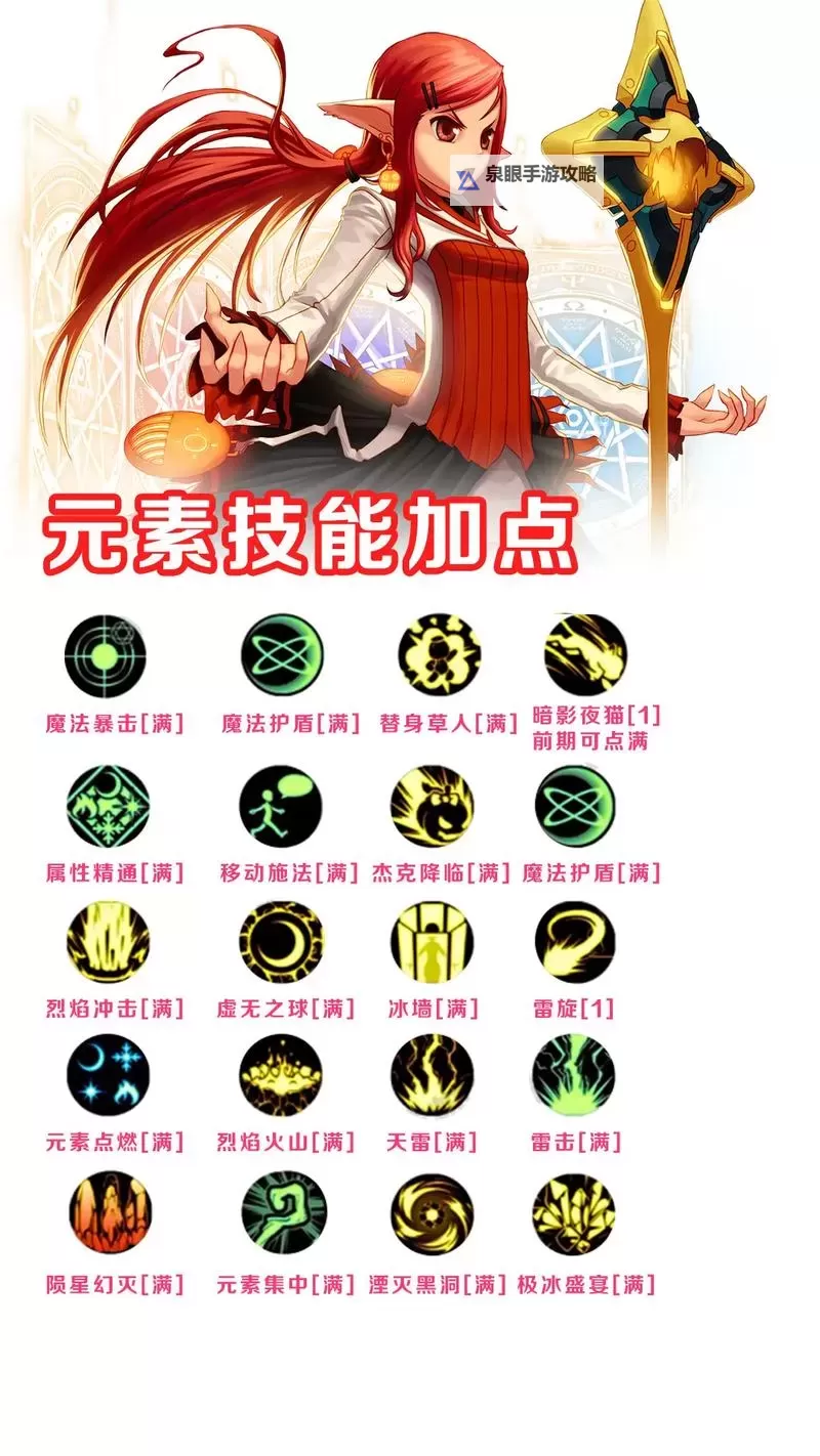 元素师加点指南：最佳加点方案解析图1