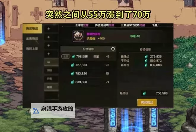 DNF手游5种道具价格暴涨引发玩家热议图1