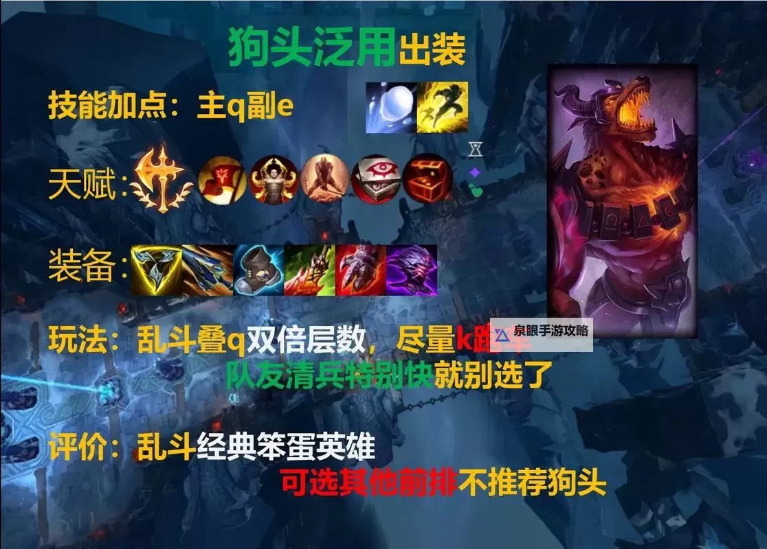 【2024最新】狗头无限火力出装指南，助你轻松应对对手！图1