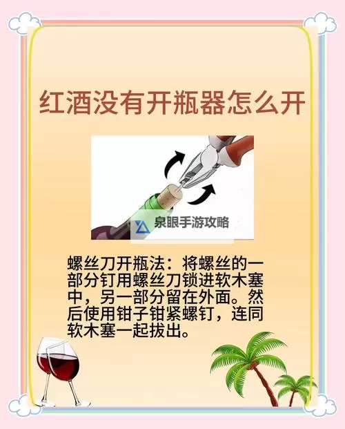 用红酒瓶塞堵住不能流下来皮的巧妙方法图2