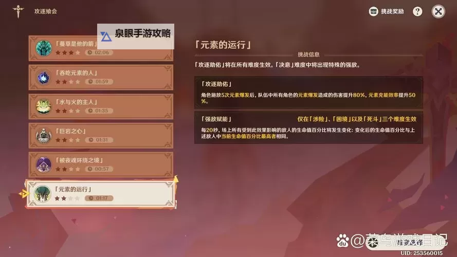 《原神》深渊七层八层打法心得图1