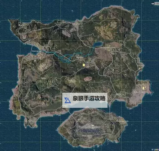 《绝地求生》新老地图最佳跳伞点图解 绝地求生沙漠跳哪最好图1