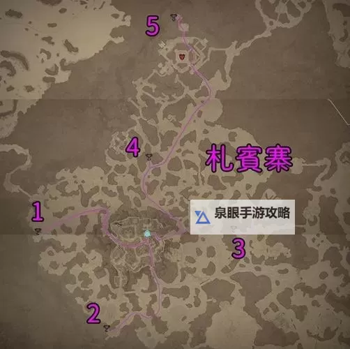 《暗黑破坏神4》干燥平原莉莉丝祭坛位置与路线分享图1