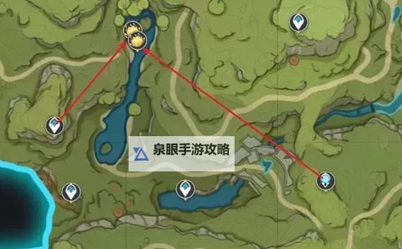 《原神》3.1月莲采集路线及位置 原神月莲在哪里采图1