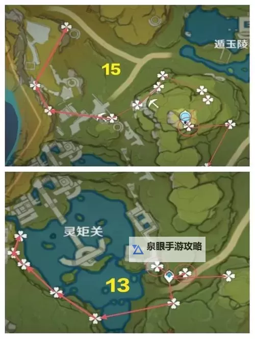 《原神》4.2版本琉璃袋采集路线整理 白术突破材料收集攻略图1
