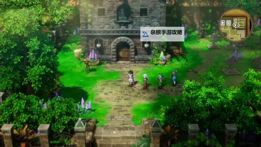 《勇者斗恶龙3重制版》迦楼那塔顶楼缆绳走法图1