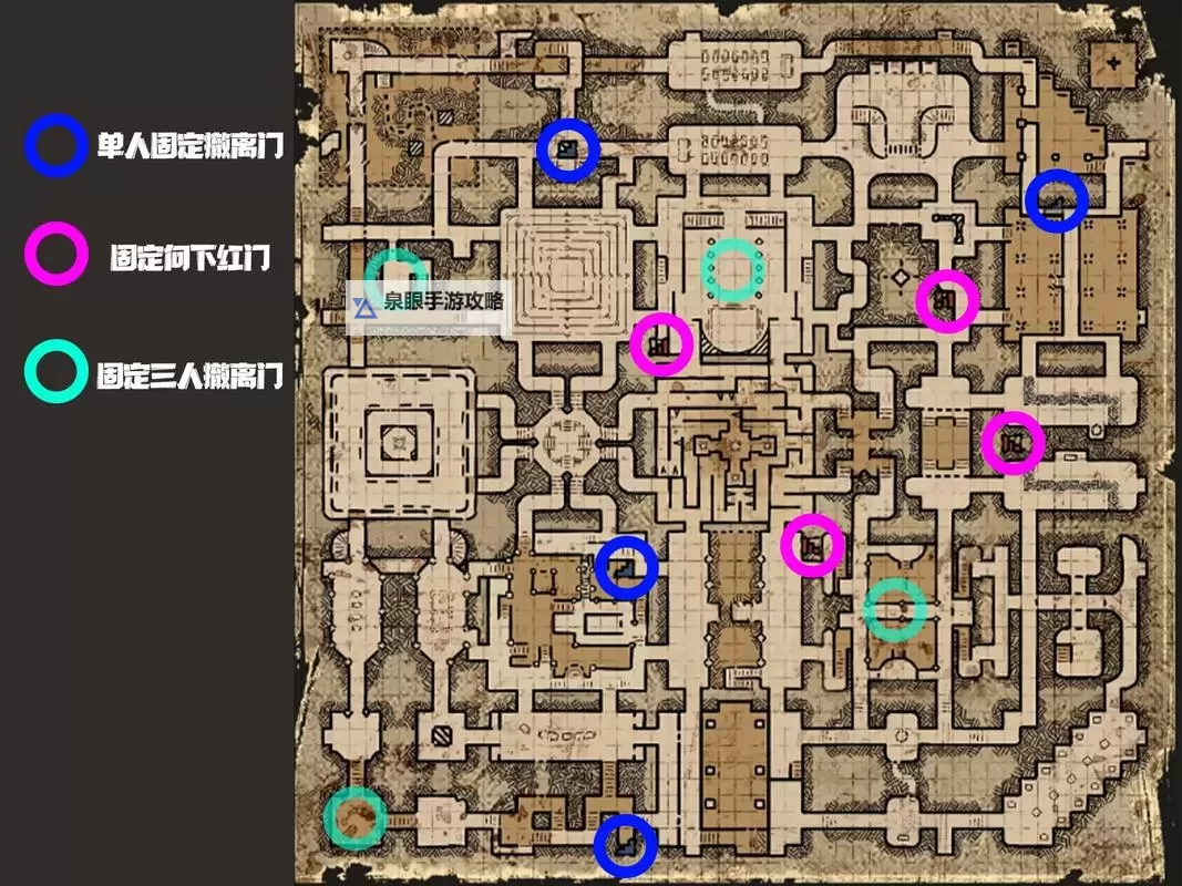 《暗喻幻想》废弃墓穴中央宝箱跑图路线 废弃墓穴四层全开地图一览图1