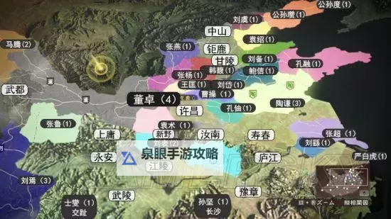 《三国志13》英雄十三杰剧本各势力人才实力分析图1