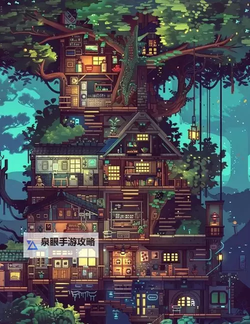 《泰拉瑞亚》地底风格二层小屋建造教程图1