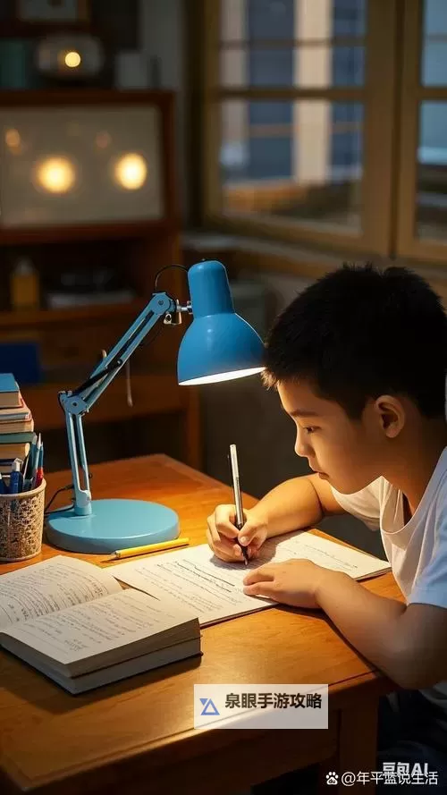 奇趣一幕：坐在学霸棍子上写作业的趣事图1