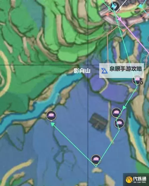 《原神》绯樱绣球采集路线一览 绯樱绣球在哪图1