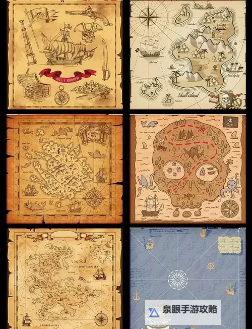 《航海日记2》藏宝图攻略：最全22种藏宝图坐标、产出一览！图1