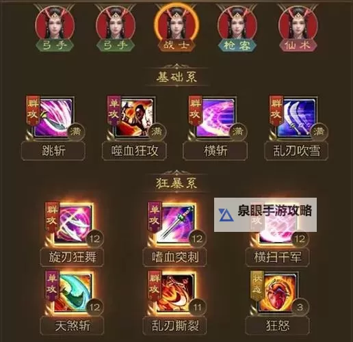 《征途狂战加点指南：最强爆发与生存技巧解析》图1