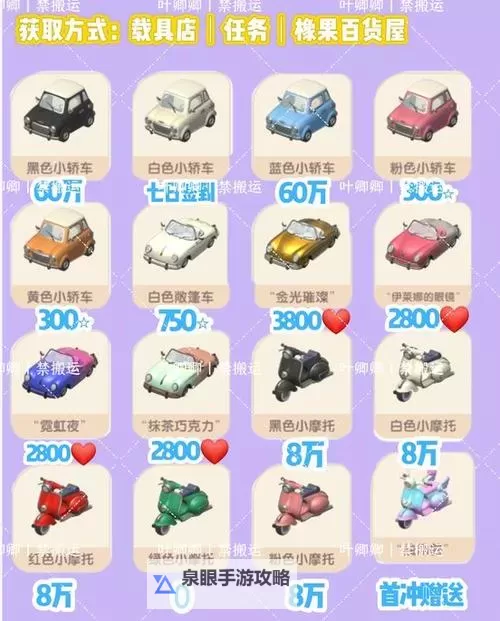 《心动小镇》汽车载具更换方法 怎么换自己买的车图1