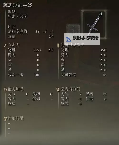 《艾尔登法环》全种类武器数据优缺点分析 哪些武器适合开荒图1