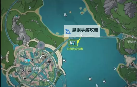《原神》4.6枫丹新增钓鱼点位置分享图1
