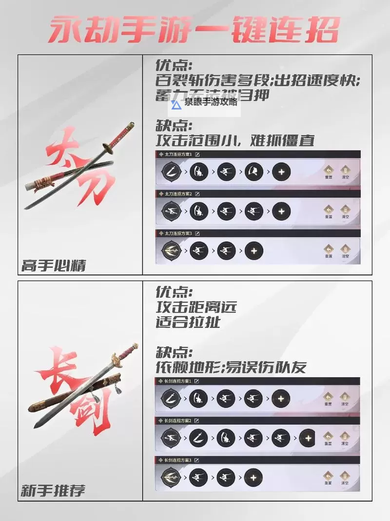 《永劫无间》各武器简易连招技巧图1