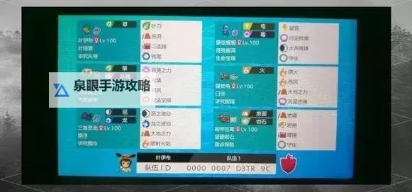 《宝可梦剑盾》超甲狂犀空间队阵容介绍图1