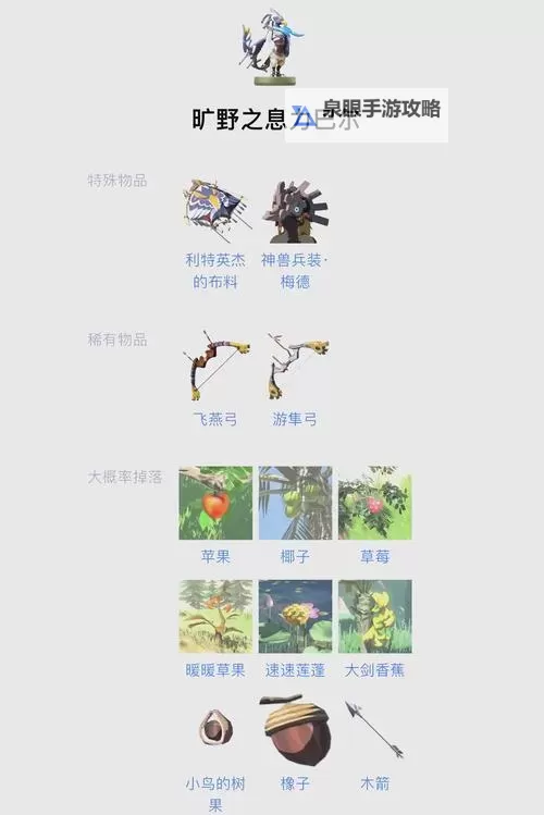 《塞尔达传说王国之泪》amiibo滑翔伞布料一览图1